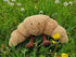 WeightedPlush 9" Croissant Plush, Cute Smile Bread Pillow Stuffed Animals, Funny Soft Food Toy for Kids