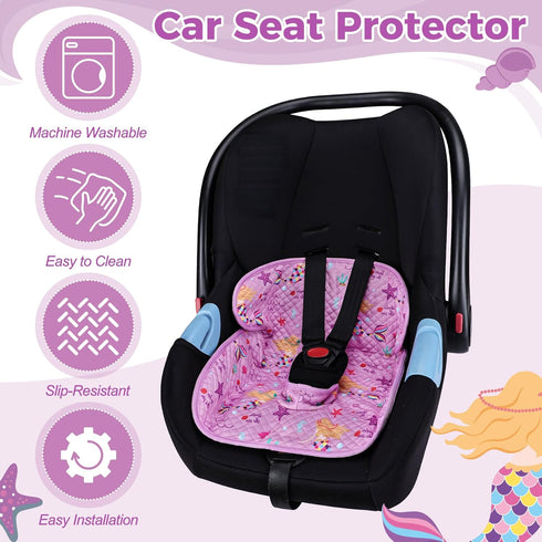 Piddle Pad Car Seat Liner- Waterproof Soft Car Seat Potty Training Protector, Travel-Friendly Baby Toddler Carseat