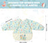 Mess-Free Long Sleeve Baby Feeding Smock - Waterproof Bibs for Infants and Toddlers