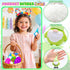12PCS LUBUYILD Easter Eggs with Gnome Keychain Toys for Kids Girls Boys Easter Basket Stuffers, Egg Hunt Prizes