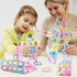80pcs Set 3D 3 4 5 6 7 Magnetic Tiles Magnet Building Blocks Creative Stacking Toys for Kids, DIY Construction Kit