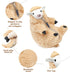 AGRIMONY Cute Shaved Sheep Plush Toys, Kawaii Lamb Gifts for Kids, Girls, Boys, and Teens
