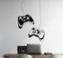 Wall Decal Gamer Gaming Joystick Vinyl Art, Kids Room Decor, 28 in X 43 in