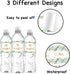 WIDEIDEAL 30 Oh Baby Water Bottle Labels, Baby Shower Stickers, Boy or Girl Party Decorations Eucalyptus Leaves Green