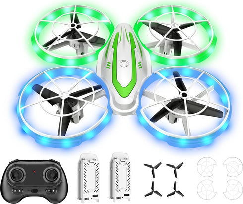 Redrie Mini Drone for Kids Beginners, RC Quadcopter Drone with Colorful Light, One