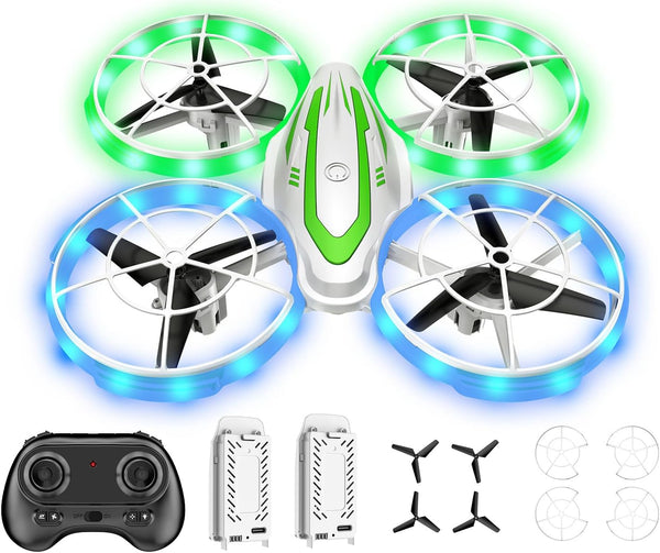 Redrie Mini Drone for Kids Beginners, RC Quadcopter Drone with Colorful Light, One