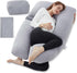 TELER Pregnancy Pillows, Pregnancy Pillow U-Shaped Full Body, Pregnancy Gifts Maternity Pillow Support