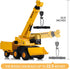 3+ 3-8 SASBSC Toy Trucks Big Crane Truck Toys for Year Old Boys with Sound and Light Friction Power Trucks Birthday