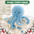 DENTRUN Octopus Stuffed Animals, Giant Plush Doll Play Toys for Kids, Birthday Xmas Halloween Present, 5 Colors