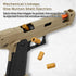 WSSXYQSL 120 6+ Soft Bullet Toy Gun Shell Ejecting with Bullets, Rapid-fire Realistic Toy Gun for Boys, Shooting Game