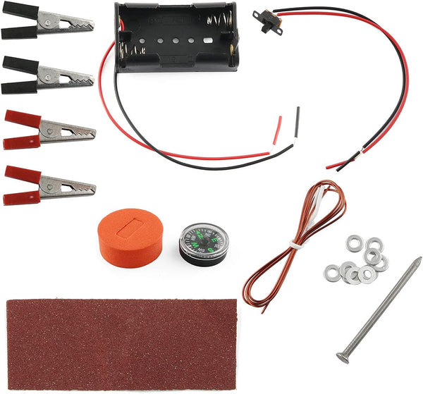 E-outstanding DIY Physics Experiment Kit - 1 Set Homemade Electromagnet for Science Projects
