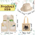 Haysandy 36 Pcs Explorer Costume Set with Plastic Hats, Jungle Party Vest, Safari Tote Bag for Kids Outdoor Activity