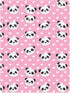 SEHANY 52"x28" Cute Cartoon Panda Fitted Crib Sheet - Soft Breathable Cotton Baby Crib Sheets for Standard Crib
