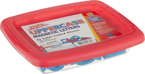 Educational Insights Color-Coded Uppercase AlphaMagnets, Set of 42 Letters, Ages 3+