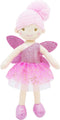 June Garden 12" Enchanted Garden Fairy Doll Elida, Plush Soft Doll Girl Gift - Pink Outfit and Wings