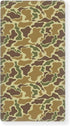 QINBEIDU Vintage Camo Green Fitted Crib Sheet Camouflage Retro Brown Army Standard Crib