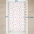 100% Wildkin Cotton Fitted Crib Sheet Soft & Breathable Fitted Sheet (Strawberry Patch)