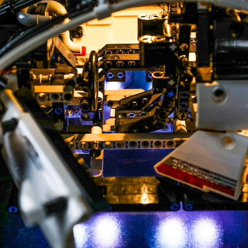 BRIKSMAX Led Lighting Kit for Technic Porsche 911 RSR - Compatible with Lego 42096 Model