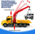 DWIRCTOYS 3 4 5 6 7 Toddler Boy Toys,Tow Truck Toy for Year Old Boys,FrictionPowered Rescue Tow Truck with Lights