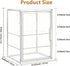 LOESLY Countertop 3-Tier 2 Countertop Baby Bottle Storage Organizer for Cabinet, Adjustable Clear Acrylic Bottle