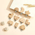 10 Boao Pcs Wood Pacifier Clips Toy Suspender Clips Charm DIY Pacifier Holder for Baby Toddler Teething Grasping
