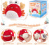 0-6 100+ 1 2 3 nicknack Baby Toys Months Crawling Dancing Bouncing Musical Learning Plush Crab,Interactive Songs Toy