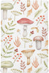 Mushroom Twig Fitted Crib Sheet, Soft Breathable for Girls and Boys, Standard Crib & Toddler Bed Mattress 27" x 39"