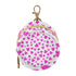 Heart Round Pacifier Storage Case with Zipper, Portable Pacifier Case for Travel,