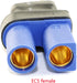 DGZZI 2pcs T Plug Deans Style Wireless Connector, Male T-Plug to Female EC5 Style Adapter for RC Lipo Battery