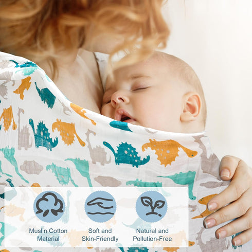 Set Set Newborn Baby Boy Gift Basket for Boy, Welcome Home Gift with Swaddle Blanket, Clothes, Baby Essentials, Baby