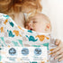 Set Set Newborn Baby Boy Gift Basket for Boy, Welcome Home Gift with Swaddle Blanket, Clothes, Baby Essentials, Baby