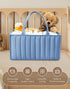 2-Pack SWEET DOLPHIN Baby Diaper Caddy Organizers, Stylish Storage Baskets for Newborn Essentials, Diaper Station & Car