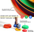makarci 5pcs Stepping Stones for Kids, Non-Slip Plastic Balance Stones, Sensory Play Equipment for Age 3-8 Years