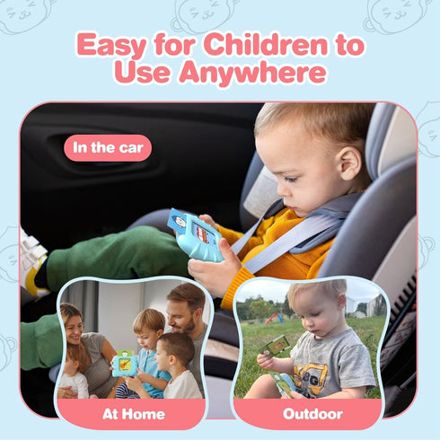 296 1 2 3 4 5 Sight Words Talking Flash Cards for Toddlers Year Old, Pocket Speech, Sensory Speech Therapy Toys