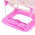 DAOLUAN 3 12 (Pink-01) Foldable Baby Bather - Baby Bath Support with Adjustable Positions for Newborns to Months