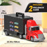 2 3+ Driven by Battat Large Toy Carrier Truck for Kids with Pull Back Cars Toy Transport Truck & Pretend Play Vehicle