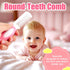 Set, 4Pcs Baby Hair Brush and Comb Baby Soft Bristles Brush Cradle Cap Brush Hair Comb for Newborns Toddlers Boys Girls