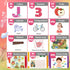 CITSKY 2 3 4 5 2-5 Toddler Toys for Year Old Girls: Interactive Sensory Learning Busy Book with Sounds, Alphabet