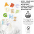 Le Toy Van Wooden Letters in a Bag Toy, Plastic Free, Suitable for Ages 18+ Months