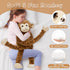 23.6"~35.4" MorisMos Big Monkey Stuffed Animal Plush Toy, Stretchable Long-Legged Monkey Toy Gift for Kid Adult