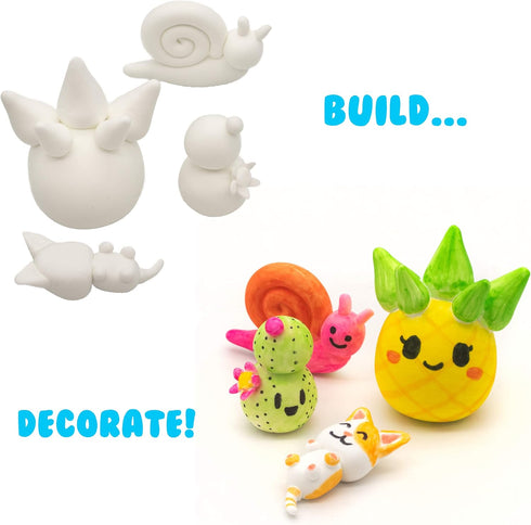 Air Dough - White Ultra Light Air Dry Modeling Clay in Resealable Bag, Non-Toxic, Kids Gifts, Arts & Crafts Tutorial