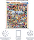 The Eighties 1000 Piece Jigsaw Puzzle by White Mountain Puzzles