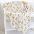 LifeTree Baby Swaddle Blankets with Golden Retriever Dog, 70% Viscose Bamboo and 30% Cotton, 47" x 47"