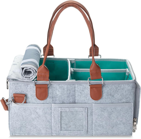 Mr. Pen- Baby Diaper Caddy Organizer with Lid, Baby Organizer, Diaper Caddy