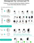 Jartoo HB65/HB40/HB6560/HB6339/HB6550 Momcozy, 16.9" Baby Monitor Mount Compatible with HelloBaby Pro, Infant Optics
