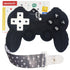 Cool Game Control Remote Teething Toy for Babies 0-6 & 6-12 Months, Silicone Chew Toys for Gamer Parents (Black)