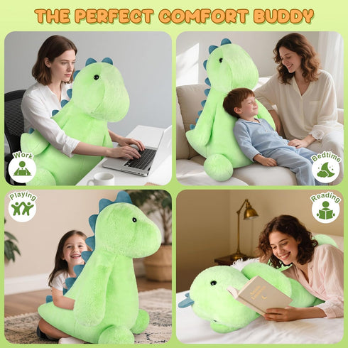 30", SuzziPals Giant T rex Plush Toys Jumbo Soft Dinosaur Stuffed Animals, Giant Stuffed Animal Dinosaur Toys