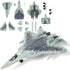 1:72 Scale SU-57 Fighter Jet Quick Build Model Kit Plastic Millitary Jet