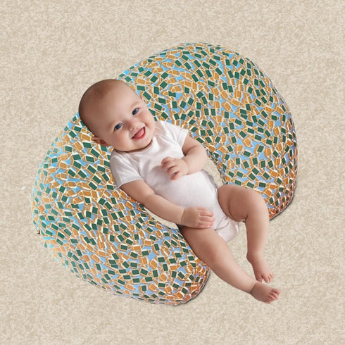 2 Pack Ultra Soft Original Boppy Compatible Pillow Covers Boy, Stretchy Nursing Pillow Cover Girl, Easy to Use & Clean