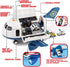 5 1 3 4 5 6 Dwi Dowellin in Airplane Toys with Light and Sound,Police car Toys with Activity Mat, Christmas Birthday